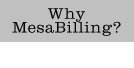 Why MesaBilling?
